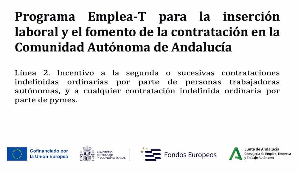 Plan Emplea-T para la inserción laboral en Andalucía